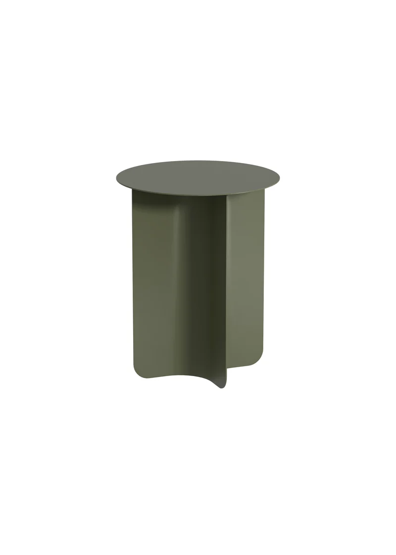 Table d'appoint ronde en acier vert 40x50cm Yaro - Metallbude