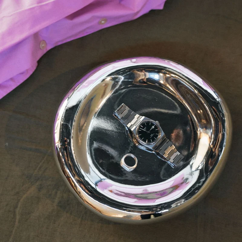 Bol en verre Gleam Chrome - HKLIVING