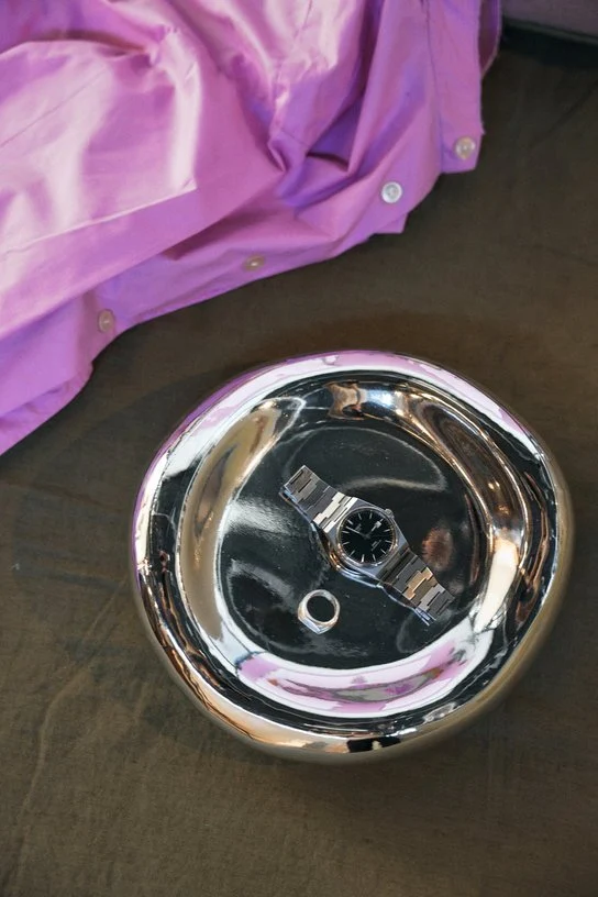 Bol en verre Gleam Chrome - HKLIVING