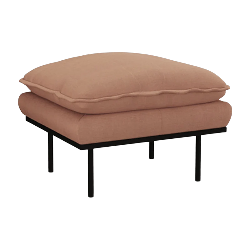 Hocker Linen Dusty Rose - HKLIVING