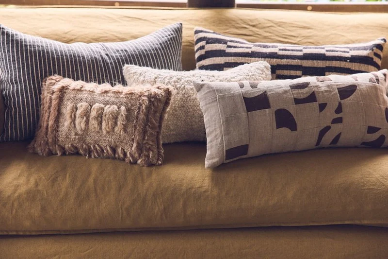 Coussin en fourrure naturelle (40X25cm) - HKLIVING