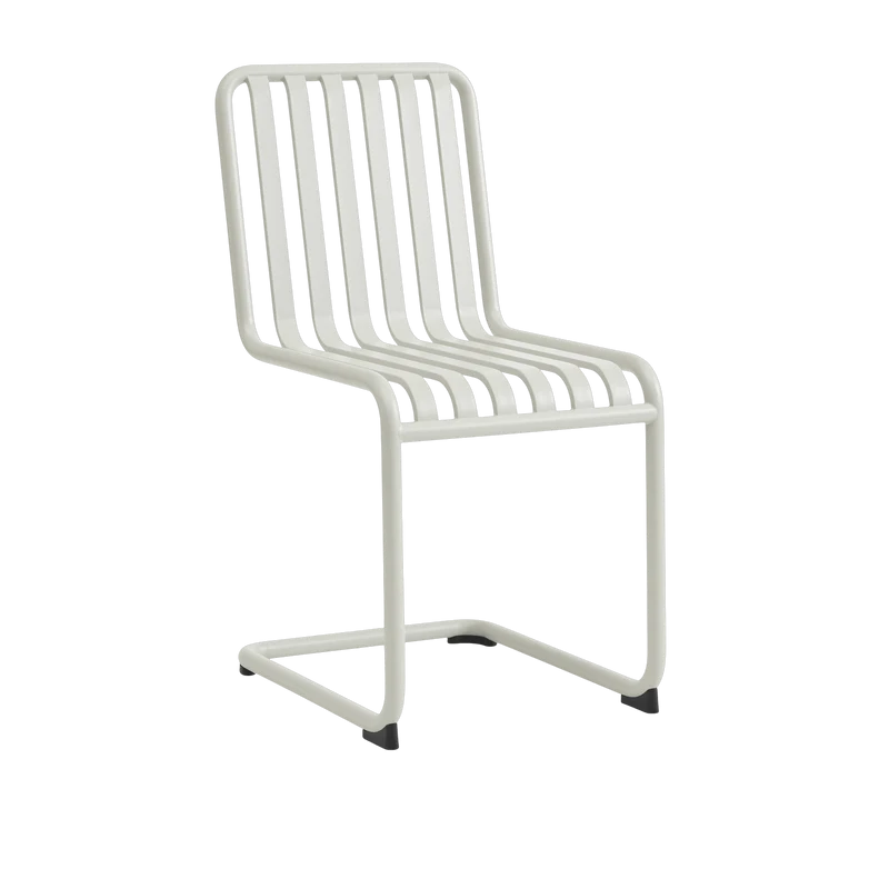 Chaise de jardin en acier gris clair Palissade - HAY