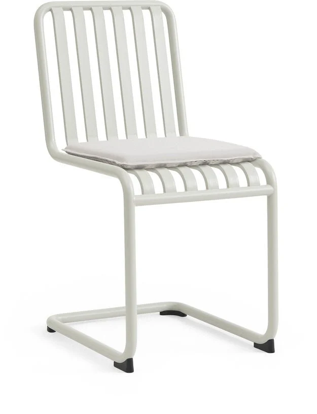 Chaise de jardin en acier gris clair Palissade - HAY