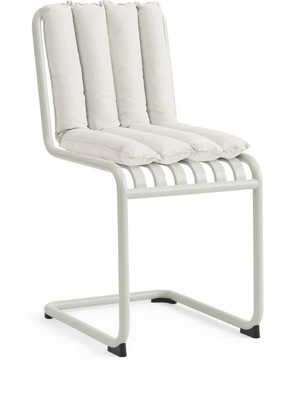 Chaise de jardin en acier gris clair Palissade - HAY