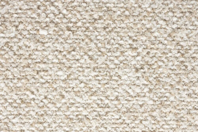 Canapé arrondi en tissu beige 7 places Duvane - Dutchbone