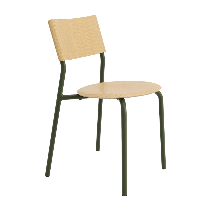 Chaise en bois de frêne vert romarin SSD - TIPTOE