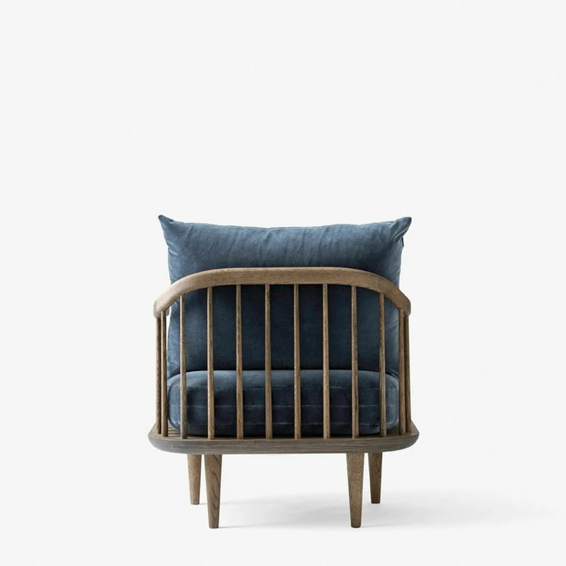 Fauteuil bleu SC10 Fly - &tradition