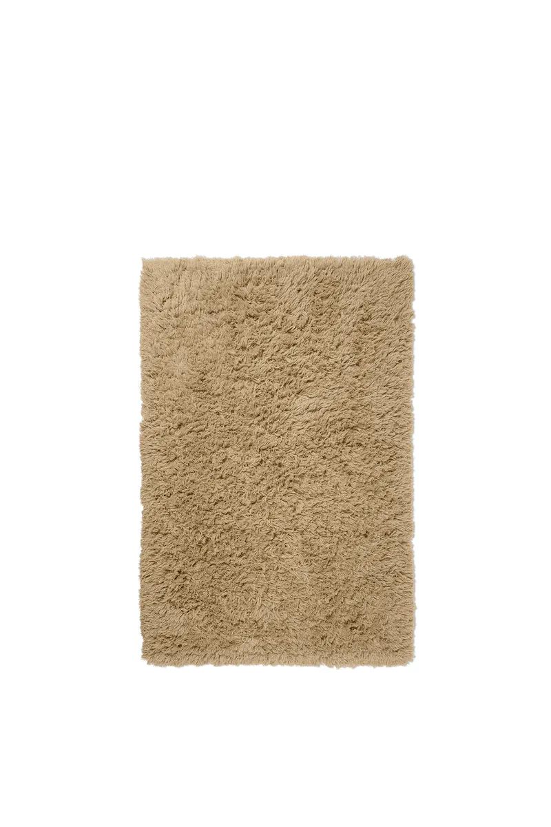 Ferm Living Meadow High Pile Teppich - S - Light Sand