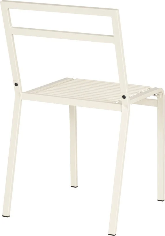 Chaise de jardin en acier beige Oto - noo.ma