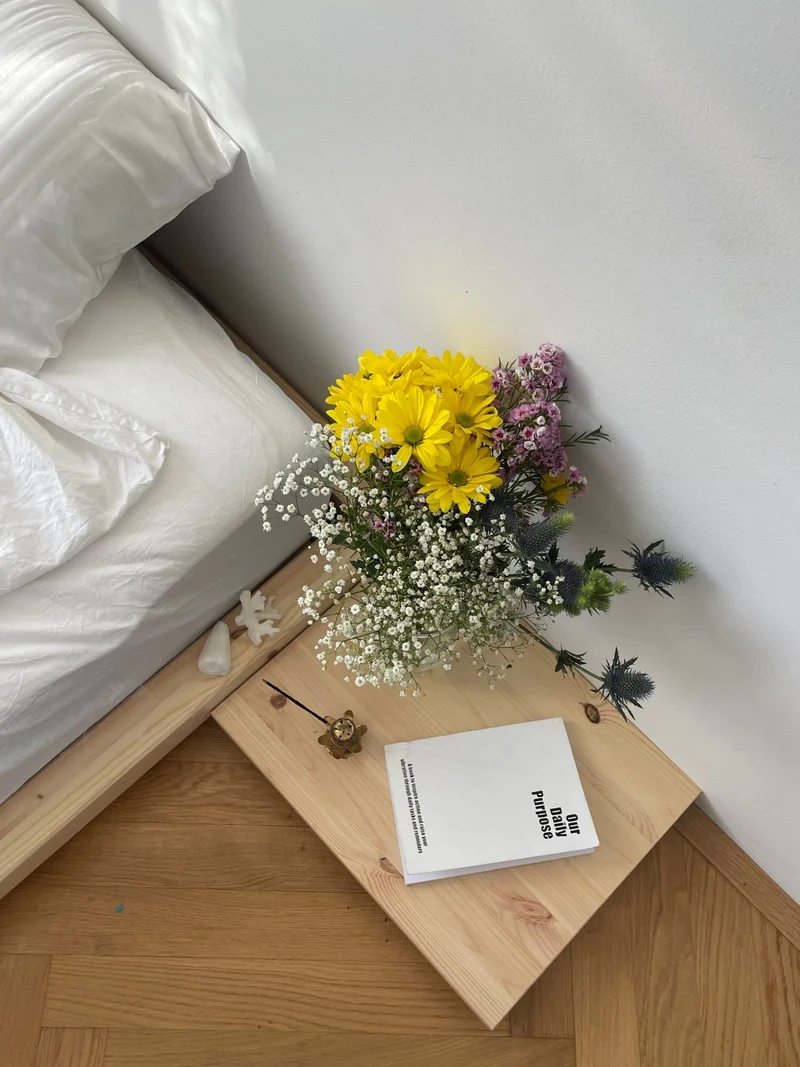 Table d'appoint en pin massif 45x34x5cm Dock - Karup Design