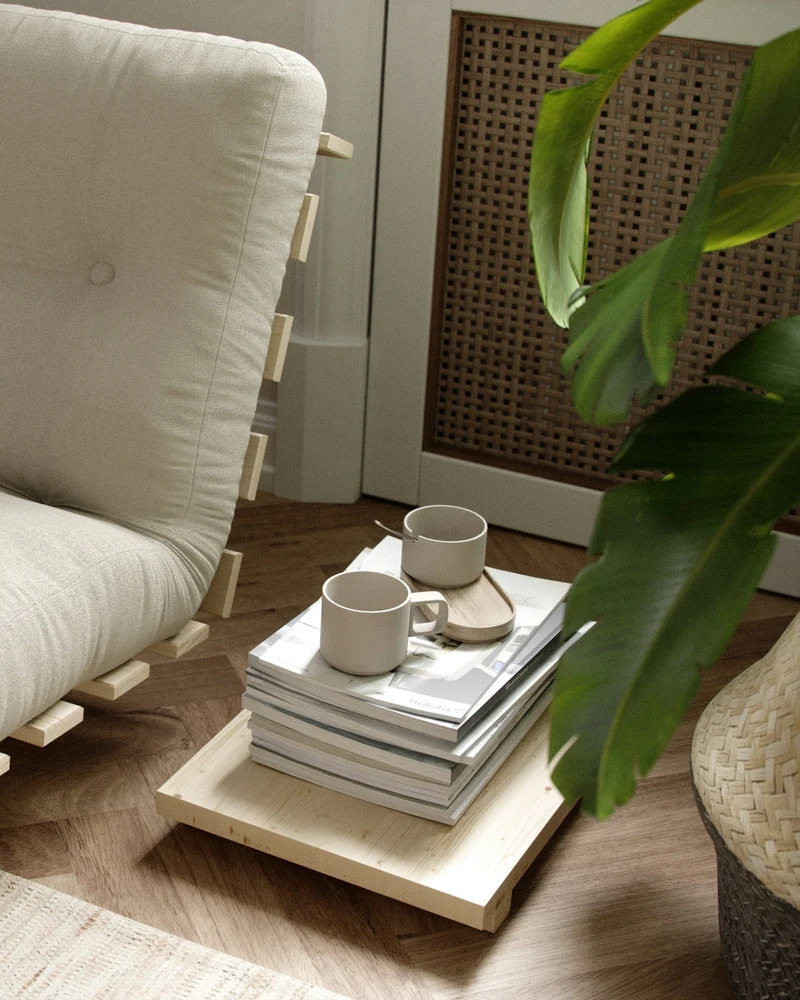 Table d'appoint en pin massif 45x34x5cm Dock - Karup Design