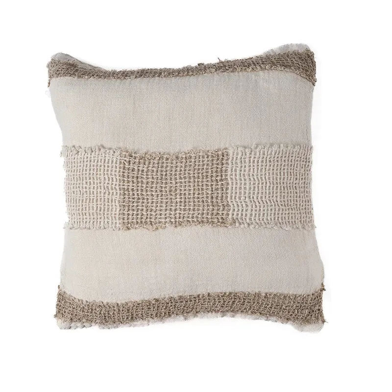 Housse de coussin en lin 50x50cm Thread - Bazar Bizar