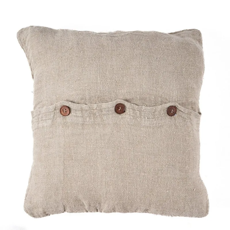 Housse de coussin en lin 50x50cm Edit - Bazar Bizar