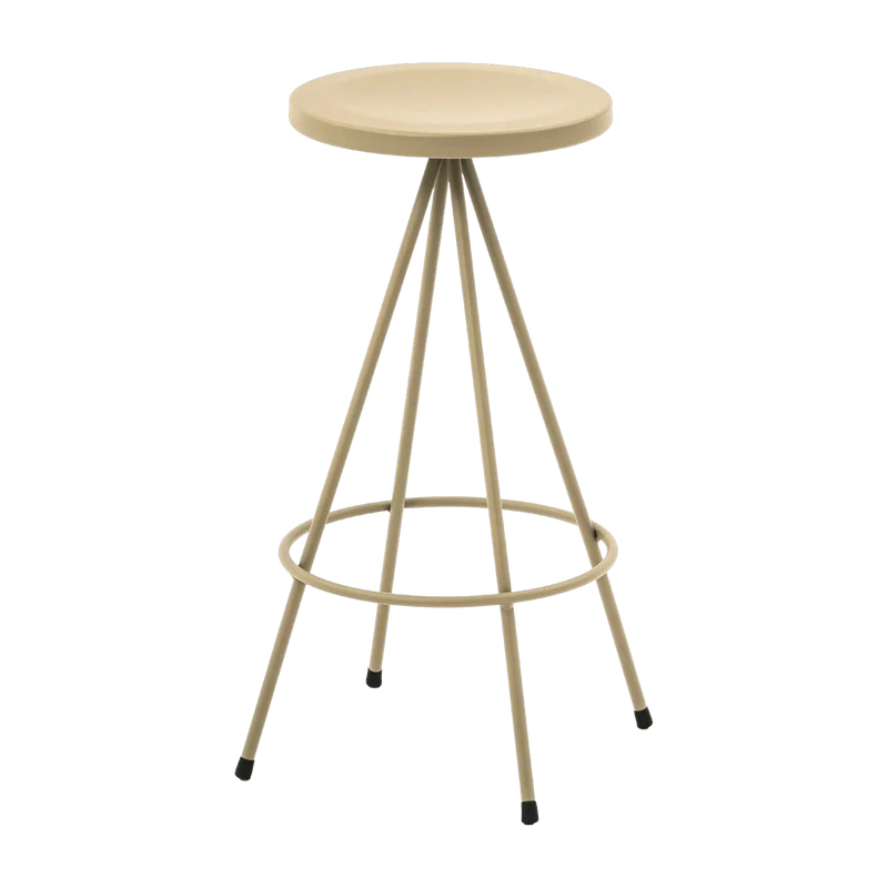 Tabouret en acier gris olive 60 cm Nuta - Mobles 114