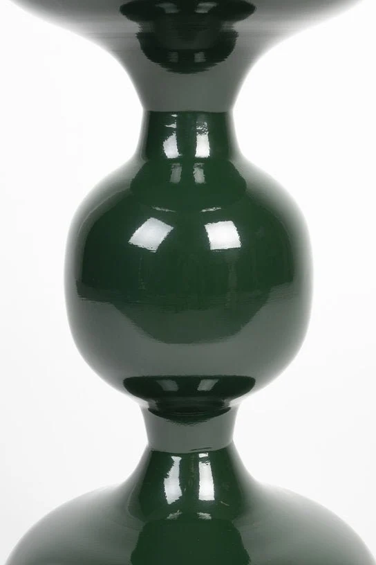 Table d'appoint en métal vert foncé 31x59cm Nova - The Cool Republic