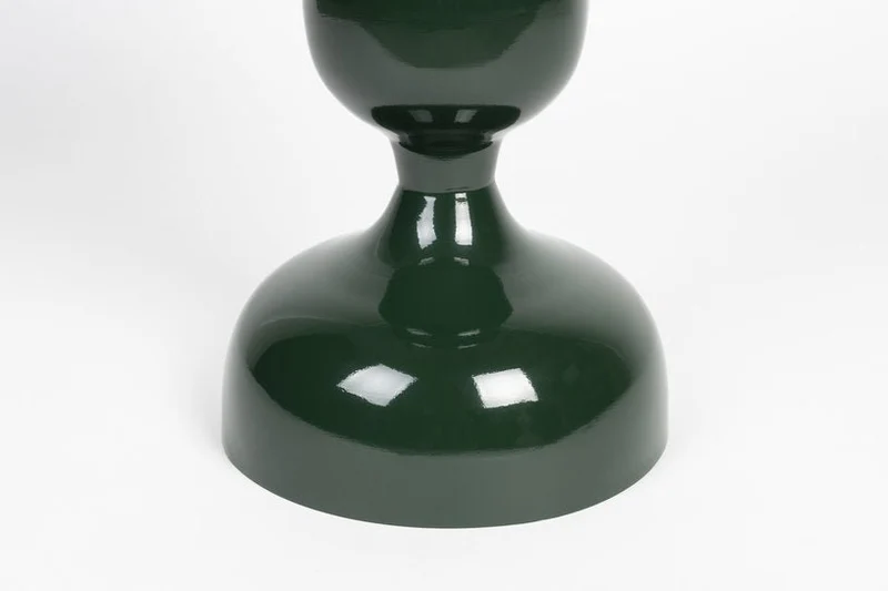 Table d'appoint en métal vert foncé 31x59cm Nova - The Cool Republic