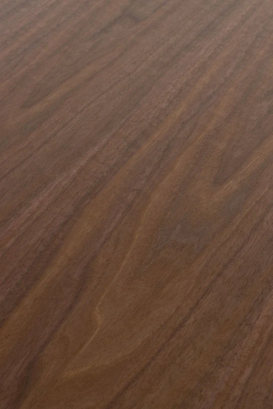 Table à manger ronde en bois marron foncé 120cm Alma - The Cool Republic