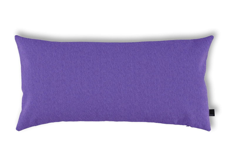 Coussin rectangulaire en laine violet 30x60cm Eli - Fest Amsterdam