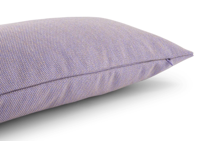 Coussin rectangulaire en laine lilas 30x60cm Eli - Fest Amsterdam