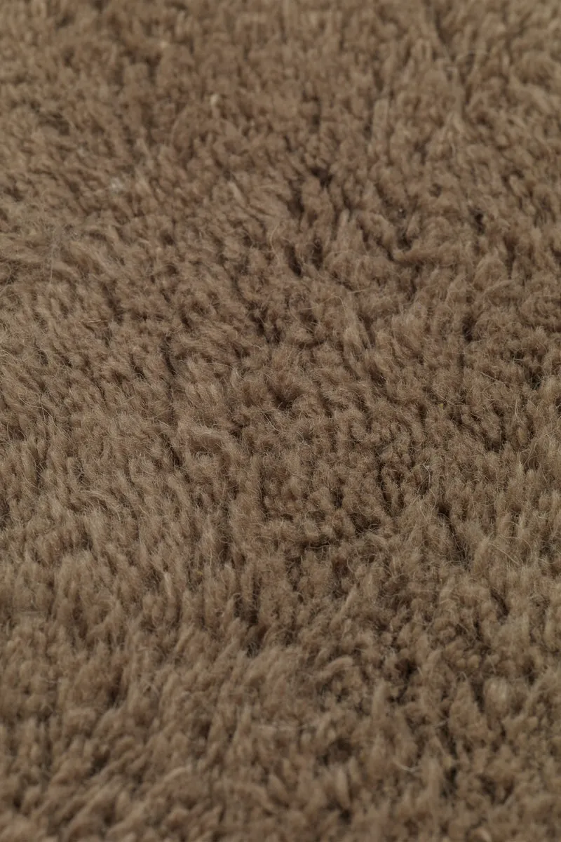 Ferm Living Forma Wool Teppich - Large - Ash Brown