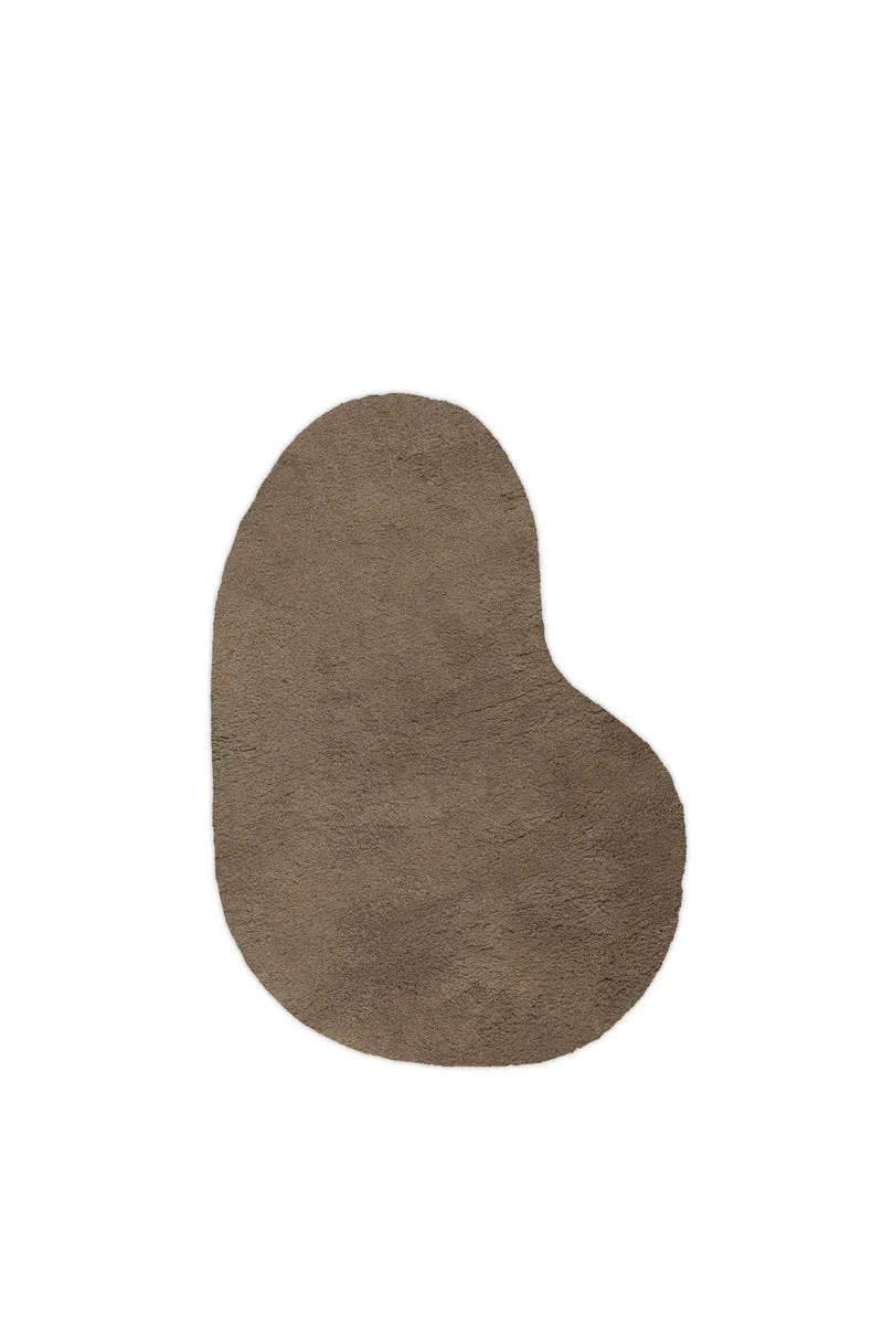 Ferm Living Forma Wool Teppich - Large - Ash Brown
