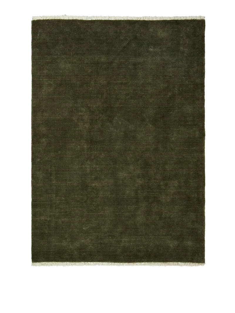 Ferm Living Firth Jute Teppich - 200 x 300 - Dark Olive