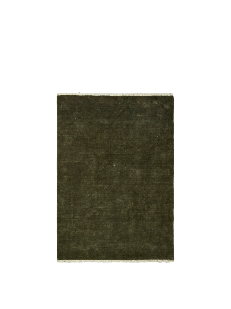Ferm Living Firth Jute Teppich - 140 x 200 - Dark Olive