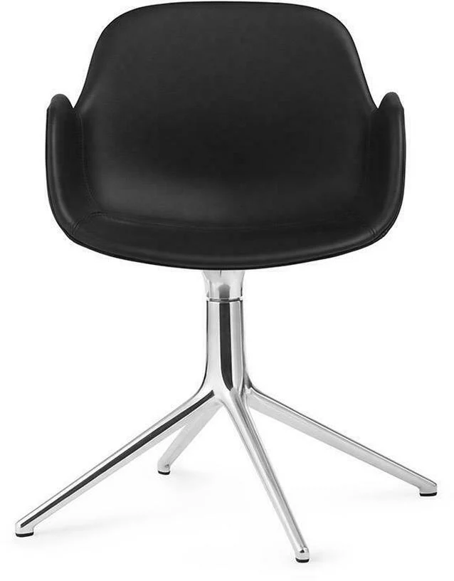Fauteuil Form pivotant 4L Full Uph. Alu - Normann Copenhagen