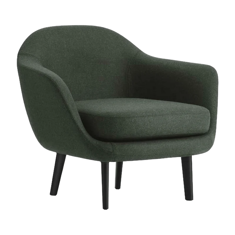 Fauteuil Sum Black Alu - Normann Copenhagen