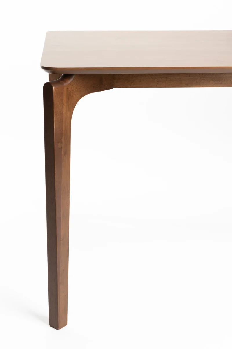 Table à manger rectangulaire en bois d'hévéa 160x90x75cm Savone - Dutchbone