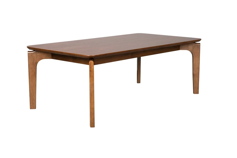 Table basse rectangulaire en bois d'hévéa 120x60x40cm Savone - Dutchbone