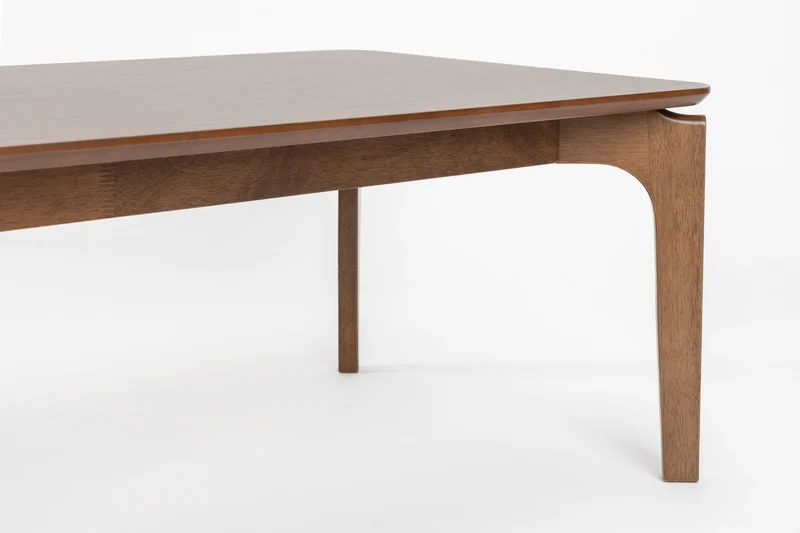 Table basse rectangulaire en bois d'hévéa 120x60x40cm Savone - Dutchbone