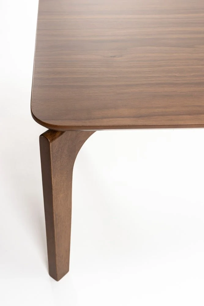 Table basse rectangulaire en bois d'hévéa 120x60x40cm Savone - Dutchbone