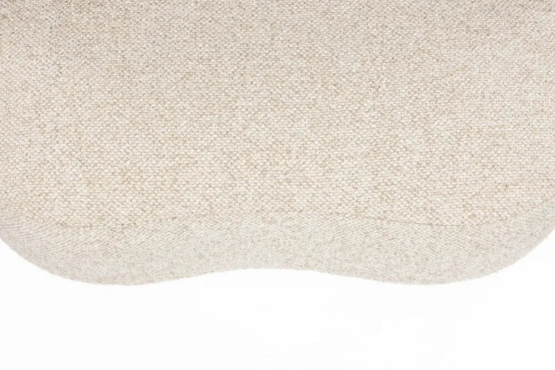 Canapé arrondi en tissu beige 120x98x66cm Georgia - Dutchbone