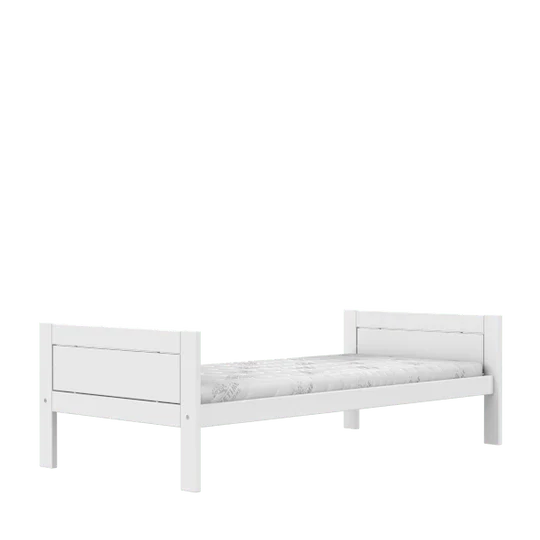 Lifetime Kidsrooms Kinderbett 90 x 200 cm ohne Rückseite Weiss