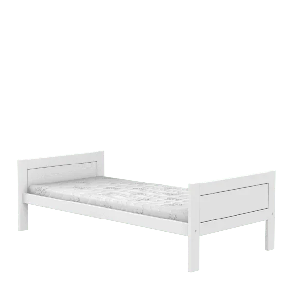 Lifetime Kidsrooms Kinderbett 90 x 200 cm ohne Rückseite Weiss