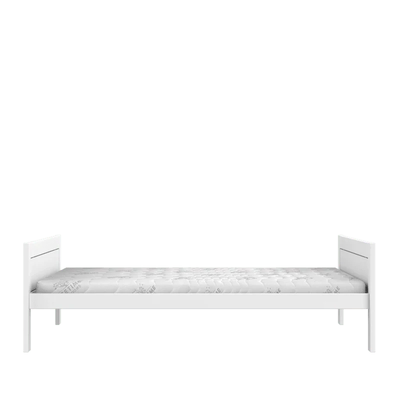 Lifetime Kidsrooms Kinderbett 140 x 200 ohne Rückseite Weiss