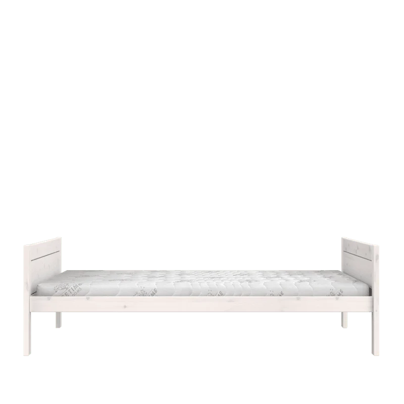 Lifetime Kidsrooms Kinderbett 140 x 200 ohne Rückseite Weiss