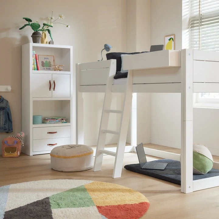 Lifetime Kidsrooms 4-in-1 Kinderbett für Stoffdach Weiss