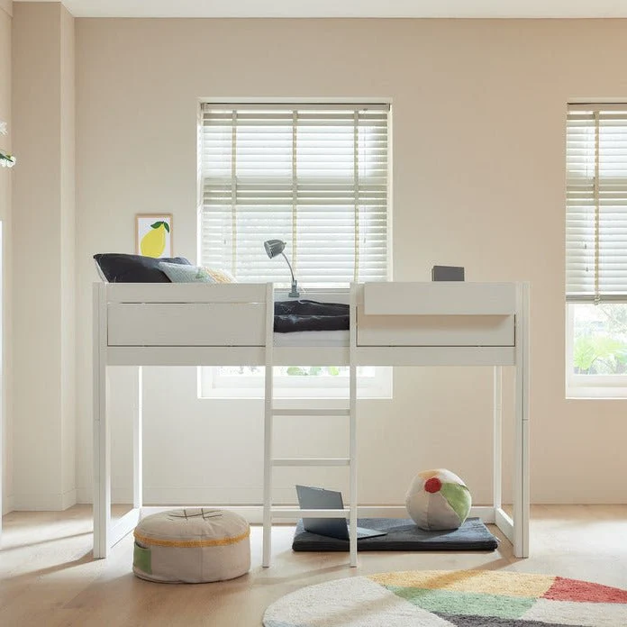 Lifetime Kidsrooms 4-in-1 Kinderbett für Stoffdach Weiss