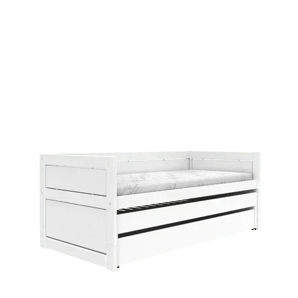 Lifetime Kidsrooms Tagesbett mit Gästebett & Bettschublade - Original Weiss