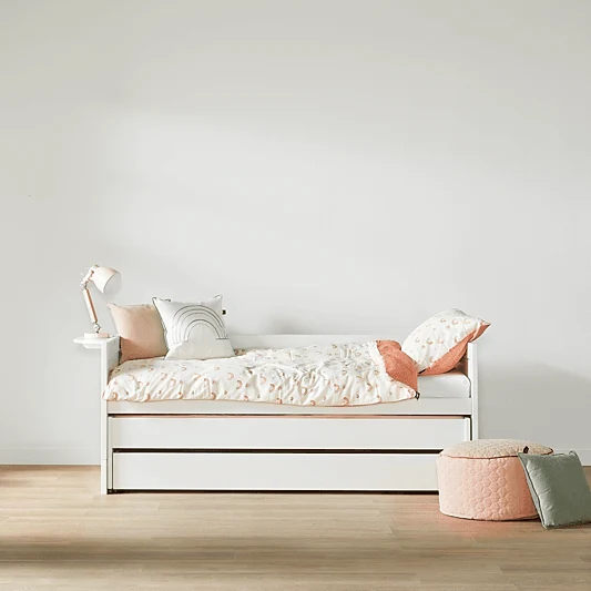 Lifetime Kidsrooms Tagesbett mit Gästebett & Bettschublade - Original Weiss