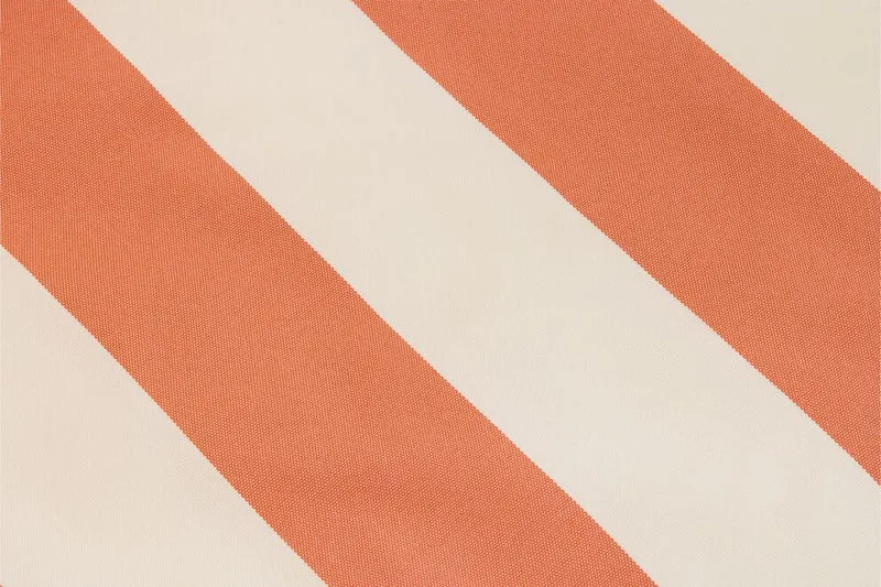 Module d’angle droit de canapé d’extérieur rayé orange Paletti - Fatboy