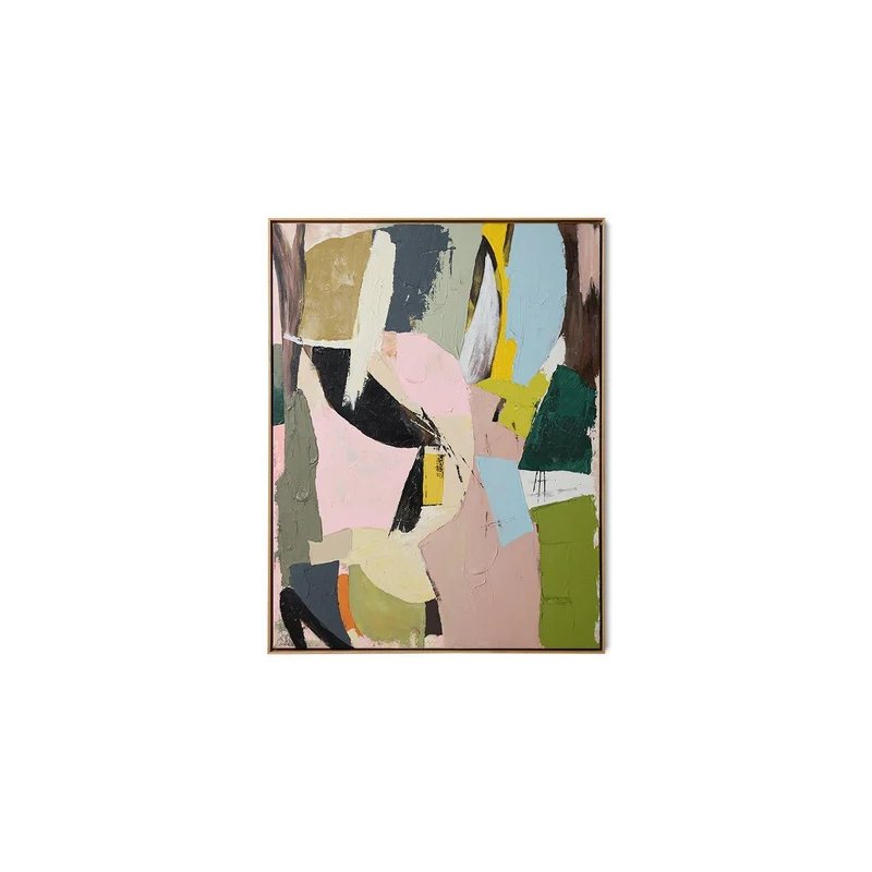 Tableau de peinture en toile et bois 103x143cm Colour cult - HKliving