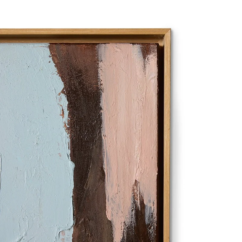 Tableau de peinture en toile et bois 103x143cm Colour cult - HKliving