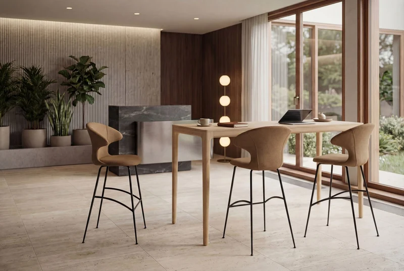 Table haute en chêne 200x60x105cm Heart'n soul - Umage