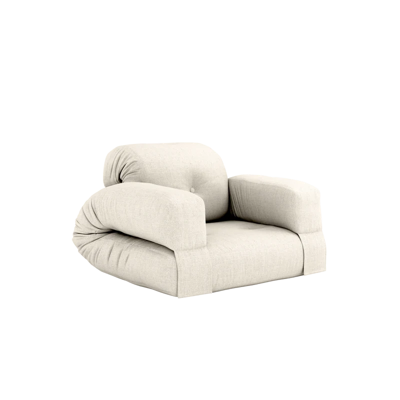 Canapé convertible en lin 90x122x66cm Hippo - Karup Design