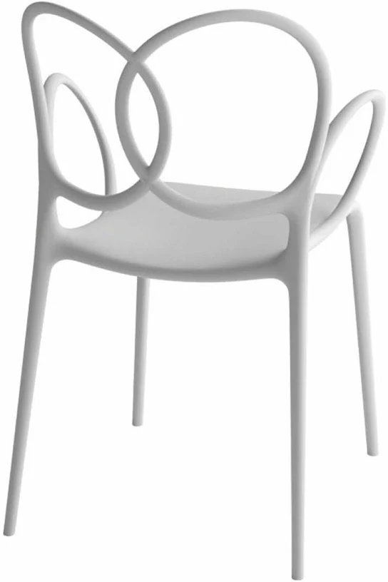 Fauteuil en plastique recyclé blanc Sissi Green - Driade