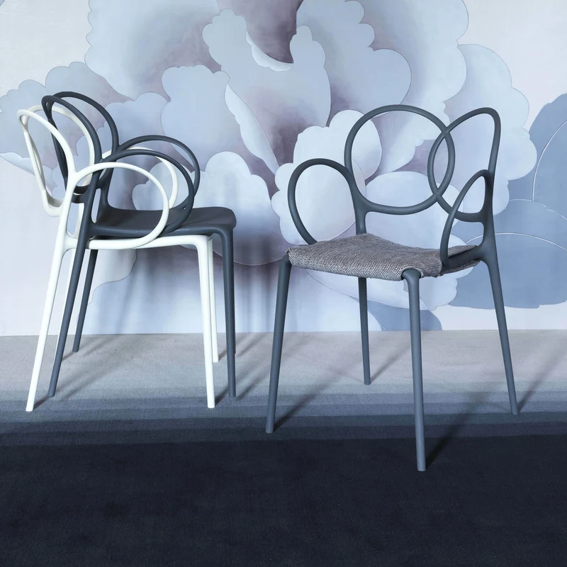 Fauteuil en plastique recyclé blanc Sissi Green - Driade