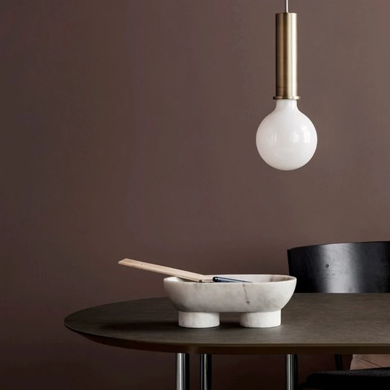 Vide poche en marbre blanc Alza - Ferm Living
